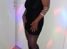 Robe moulante - Plan cul Black
