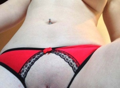 culotte ouverte en gros plan