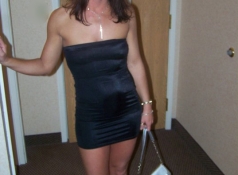 Robe serrée avant une soirée