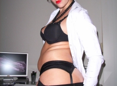 Exhib porte-jaretelle - Secrétaire sexy