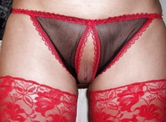 String ouvert rouge et noir