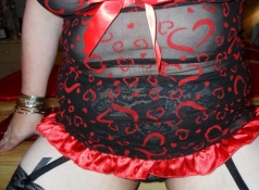 Bustier sexy transparent - Femme libertine