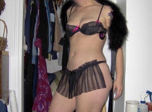 Cougar en lingerie sexy