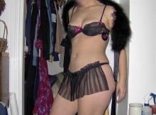 Cougar en lingerie sexy