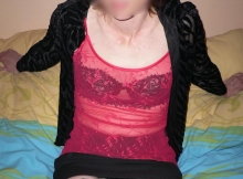 Bas résille et culotte transparente - Femme coquine