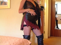 Botte, talon et bas sexy