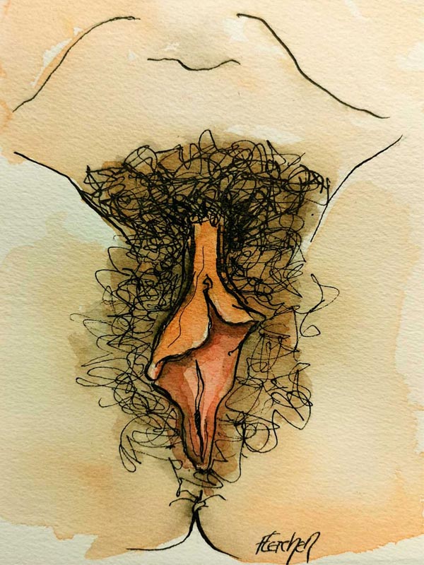 dessin sexe femme